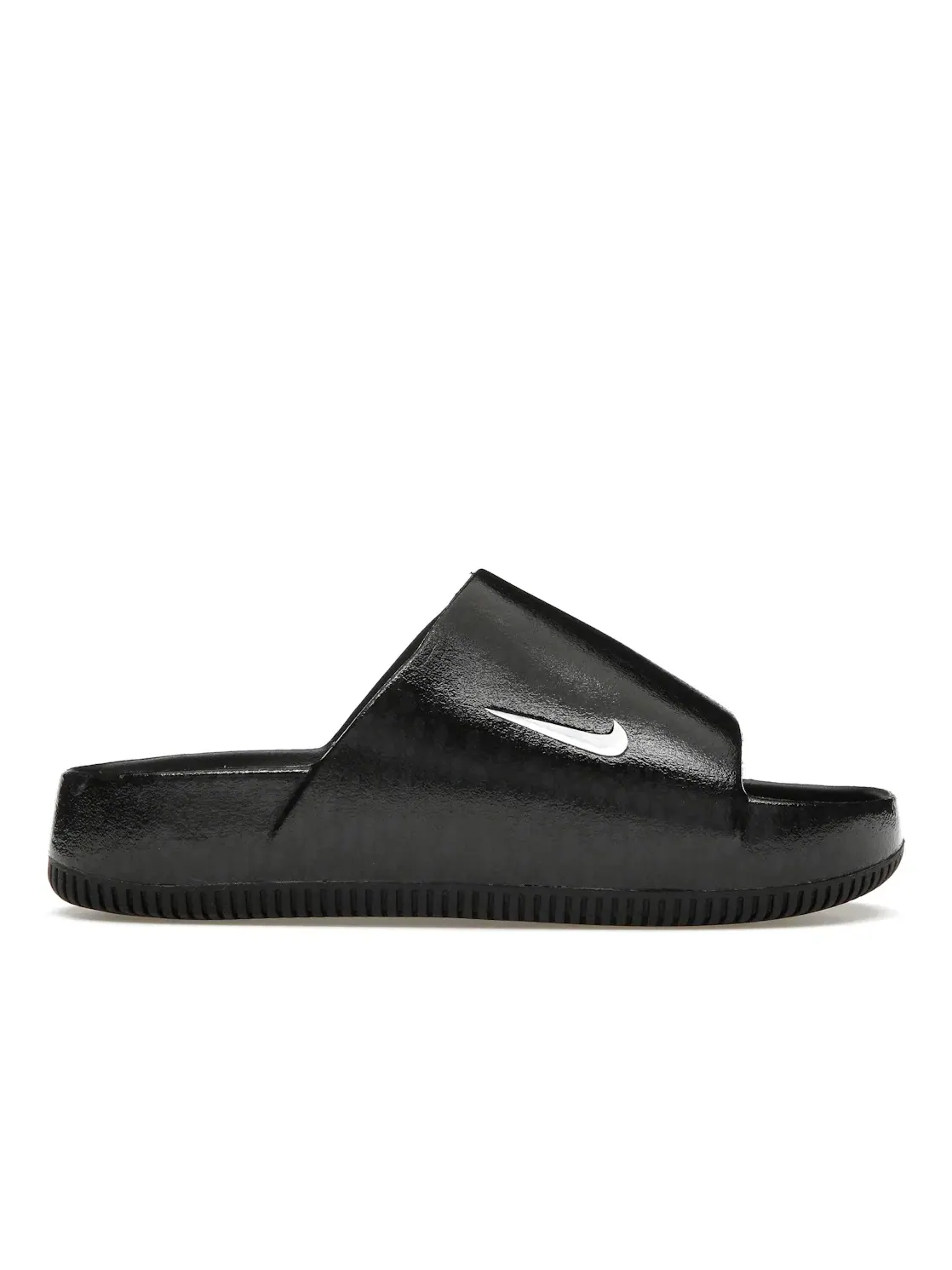 Мужские шлепанцы с открытым носом Nike Calm Slide — изображение 1 из 4, черный/темный-черный