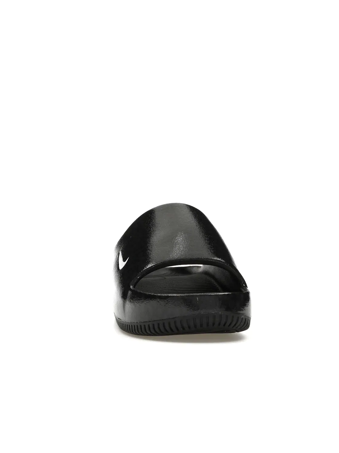 Мужские шлепанцы с открытым носом Nike Calm Slide — изображение 2 из 4, черный/темный-черный