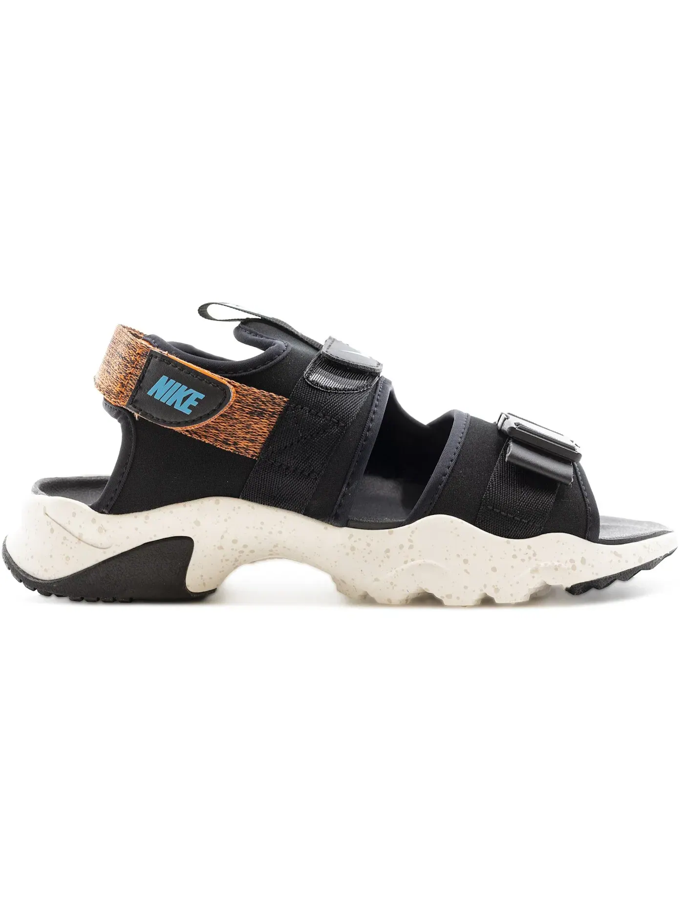 Мужские сандалии с ремешками Nike Canyon Sandal — изображение 1 из 1, черный/оранжевый//синий