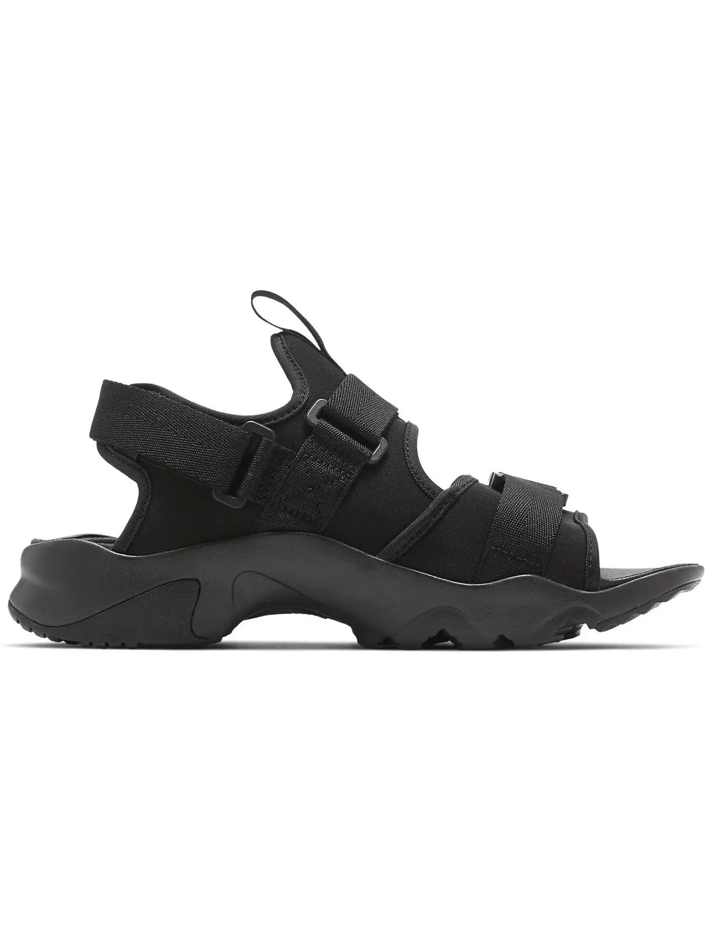Мужские сандалии с ремешками Nike Canyon Sandal — изображение 1 из 1, черный/черный/черный