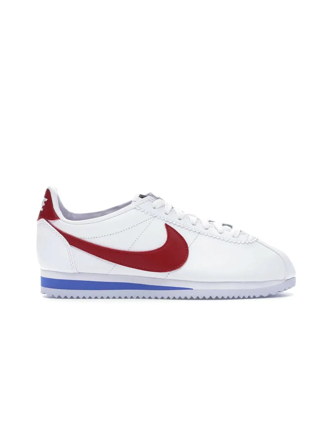 Женские кроссовки из кожи и синтетической кожи Nike Classic Cortez — изображение 1 из 4, белый/красный