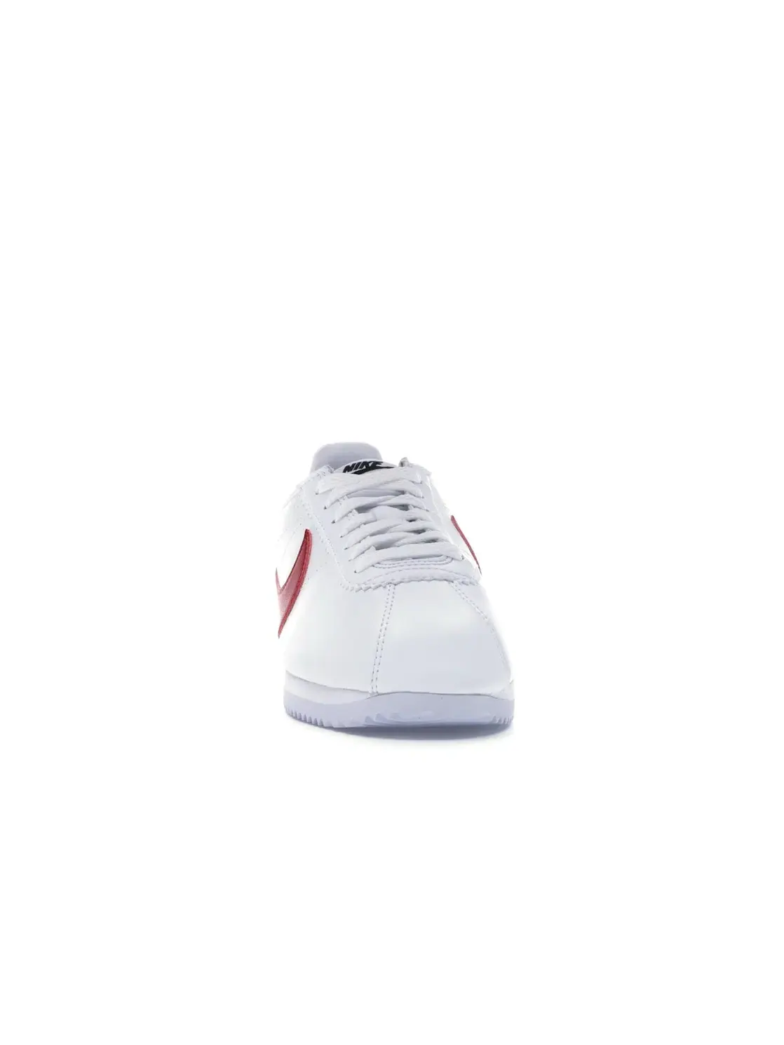 Женские кроссовки из кожи и синтетической кожи Nike Classic Cortez — изображение 2 из 4, белый/красный