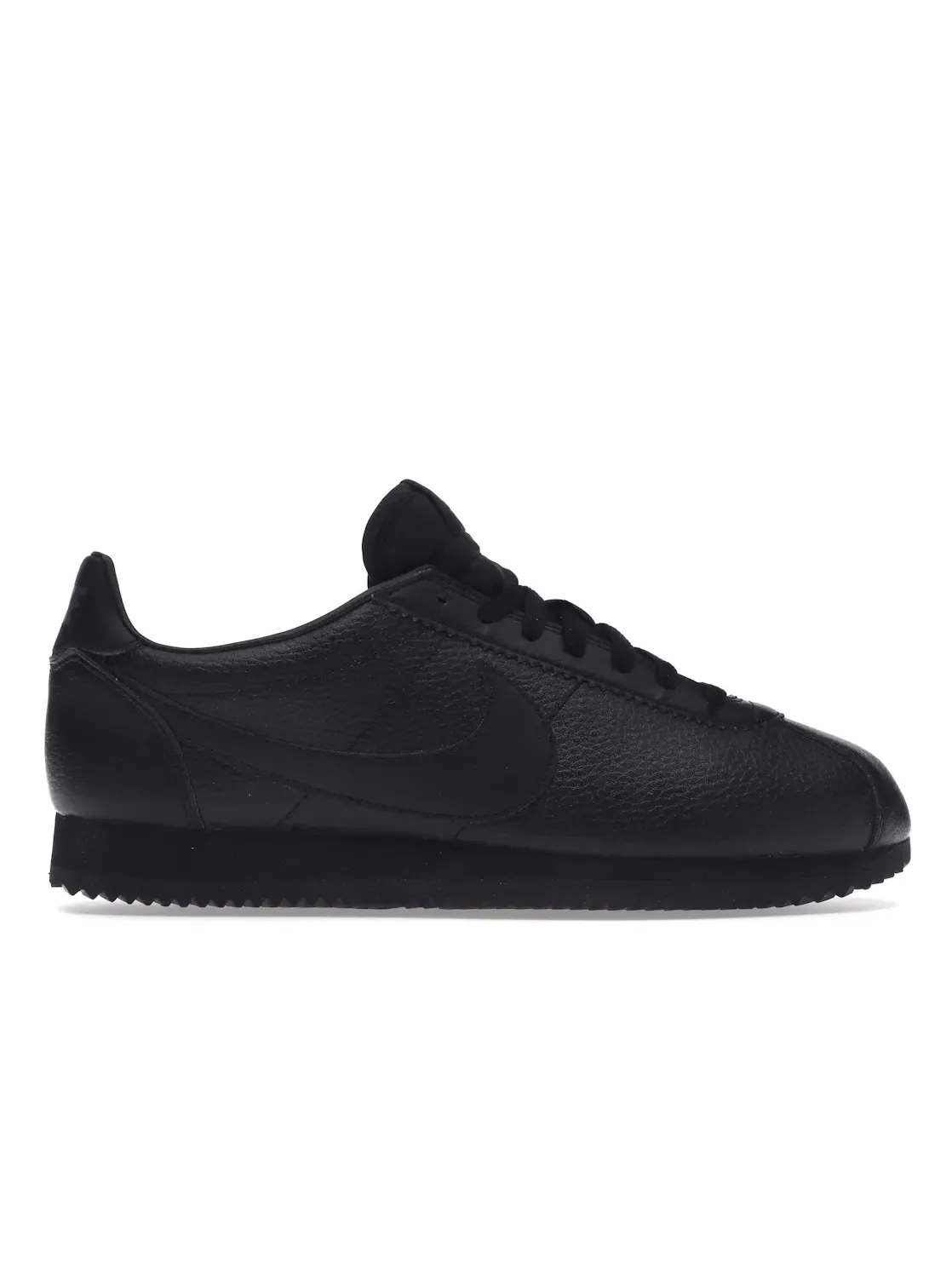 Мужские кроссовки кожаные Nike Classic Cortez — изображение 1 из 4, черный/черный