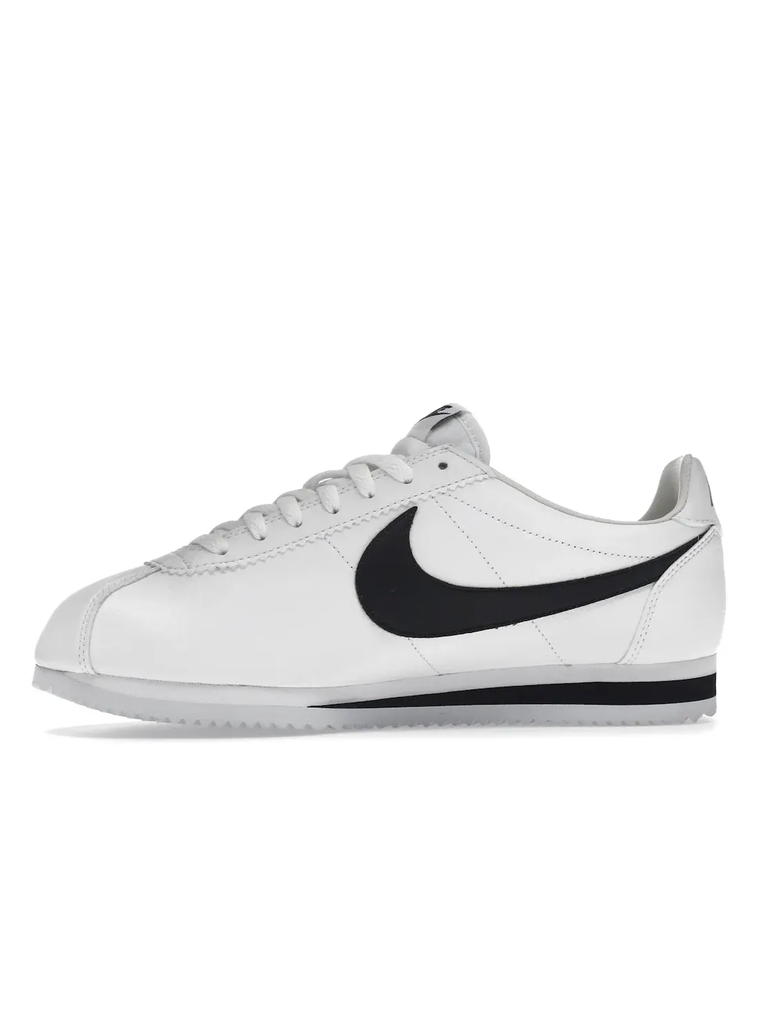 Мужские кроссовки Lifestyle Nike Classic Cortez Leather — изображение 3 из 4, белый/черный