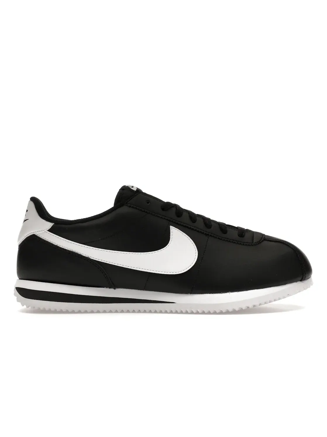 Мужские кроссовки кожаные Nike Cortez Basic — изображение 1 из 4, черный/белый