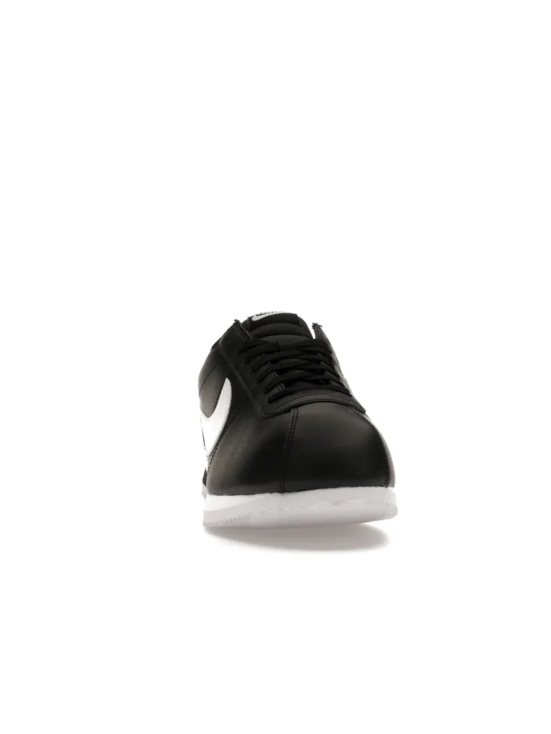 Мужские кроссовки кожаные Nike Cortez Basic — изображение 2 из 4, черный/белый