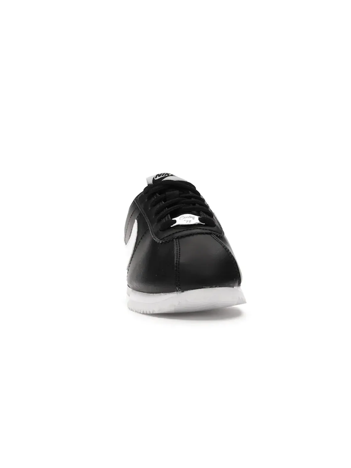 Детские кроссовки Lifestyle с кожаным верхом Nike Cortez Basic — изображение 2 из 4, черный/белый