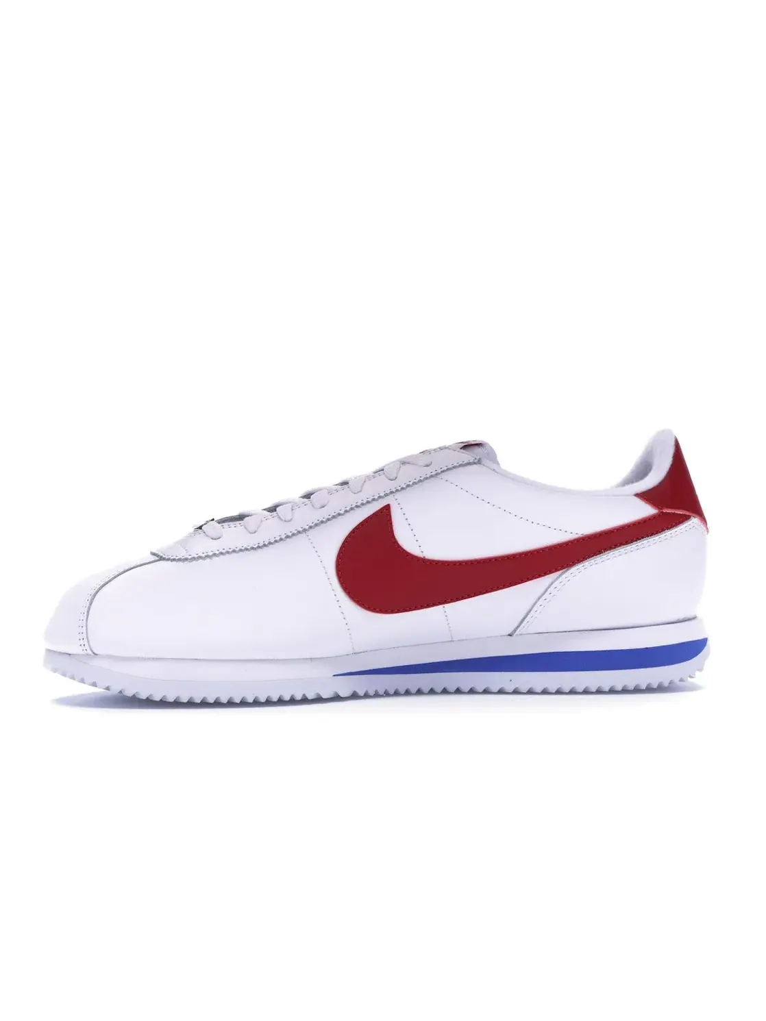 Мужские кроссовки Lifestyle Nike Cortez Basic Leather Forrest Gump Nike — изображение 2 из 3, белый/красный