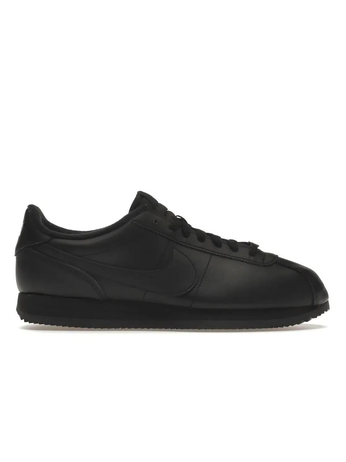 Мужские кроссовки для повседневной носки Nike Cortez Basic Leather Nike — изображение 1 из 4, черный/черный