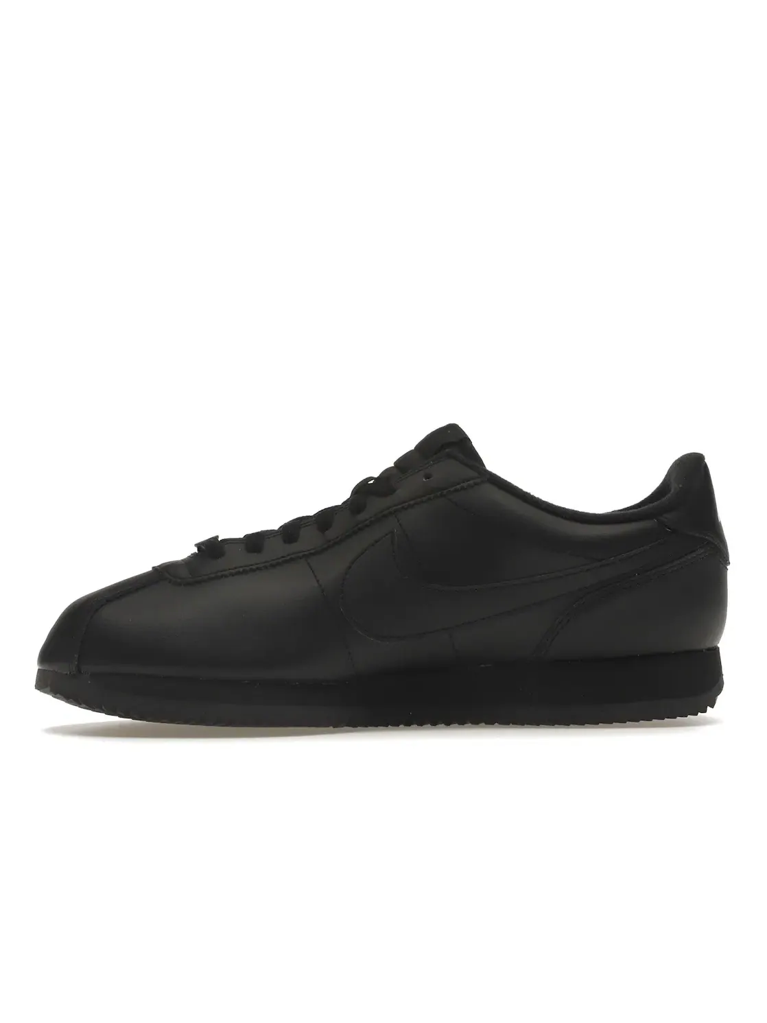Мужские кроссовки для повседневной носки Nike Cortez Basic Leather Nike — изображение 3 из 4, черный/черный