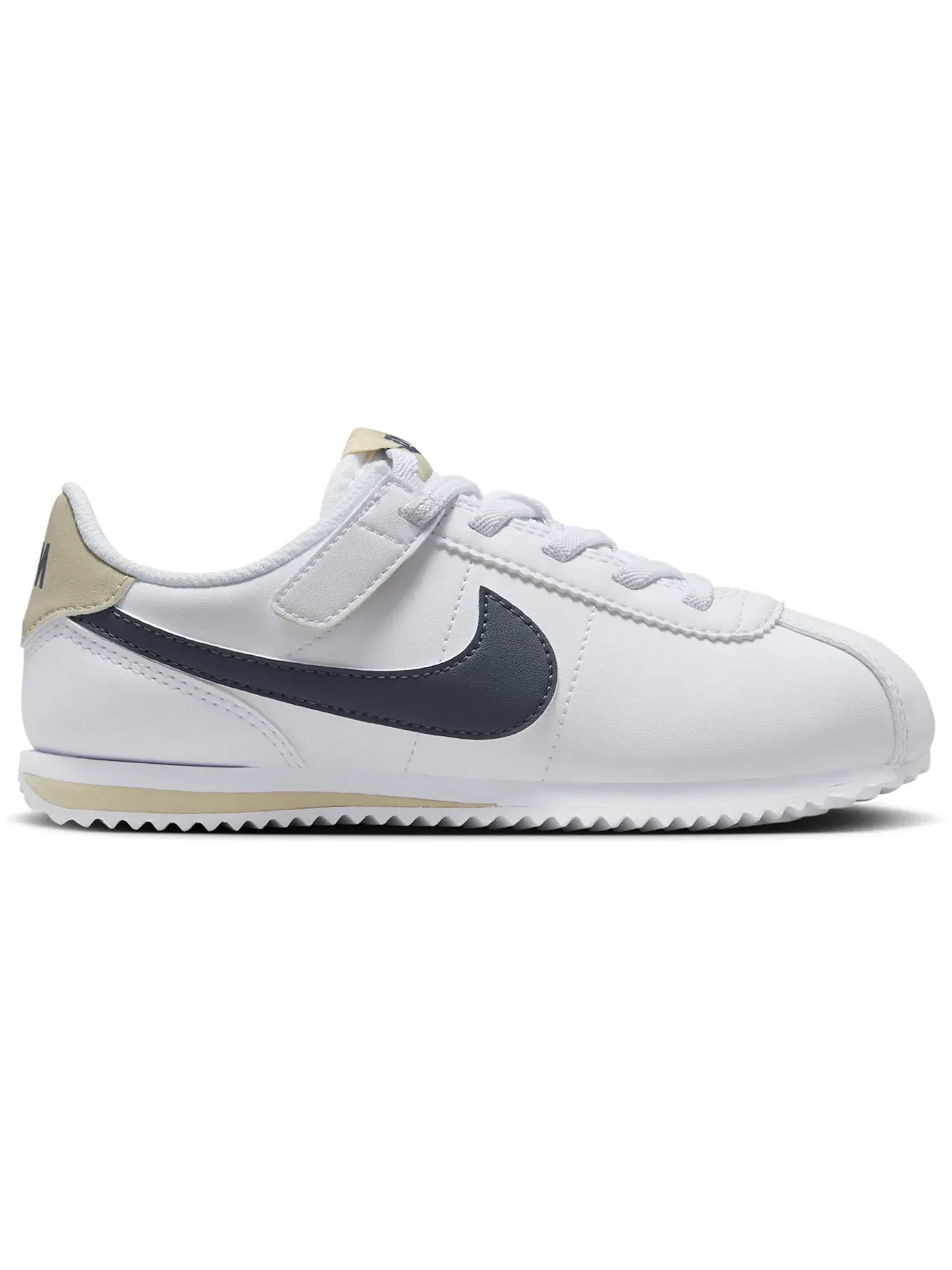 Детские кроссовки Lifestyle Nike Cortez EasyOn — изображение 1 из 1, белый/хаки/синий