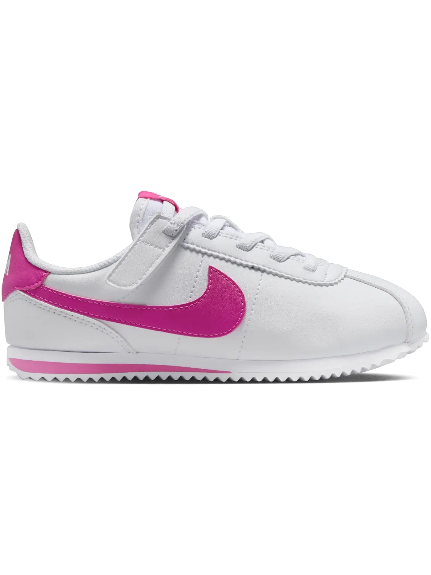 Детские кроссовки на липучках Nike Cortez EasyOn White Laser Fuchsia — изображение 1 из 1