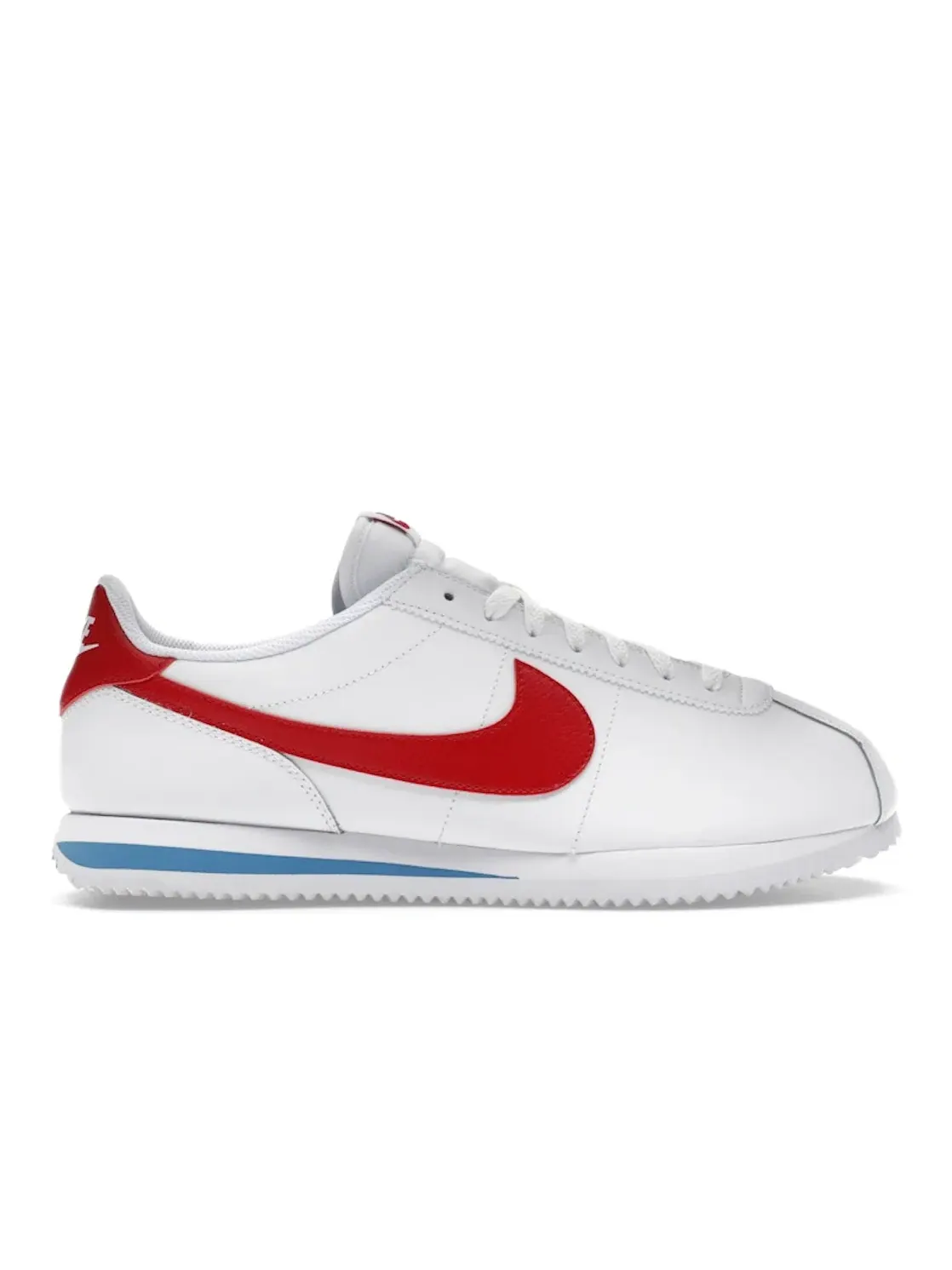 Мужские кроссовки с белой кожей Nike Cortez Nike — изображение 1 из 4, белый/синий/красный