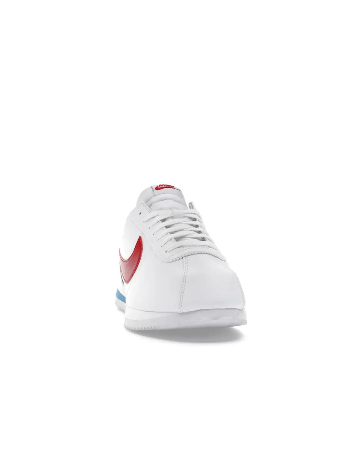 Мужские кроссовки с белой кожей Nike Cortez Nike — изображение 2 из 4, белый/синий/красный