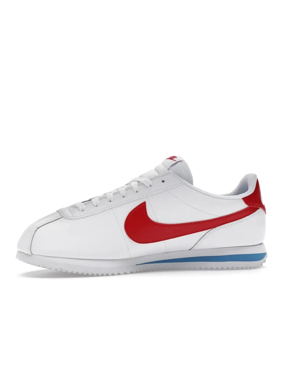 Мужские кроссовки с белой кожей Nike Cortez Nike — изображение 3 из 4, белый/синий/красный