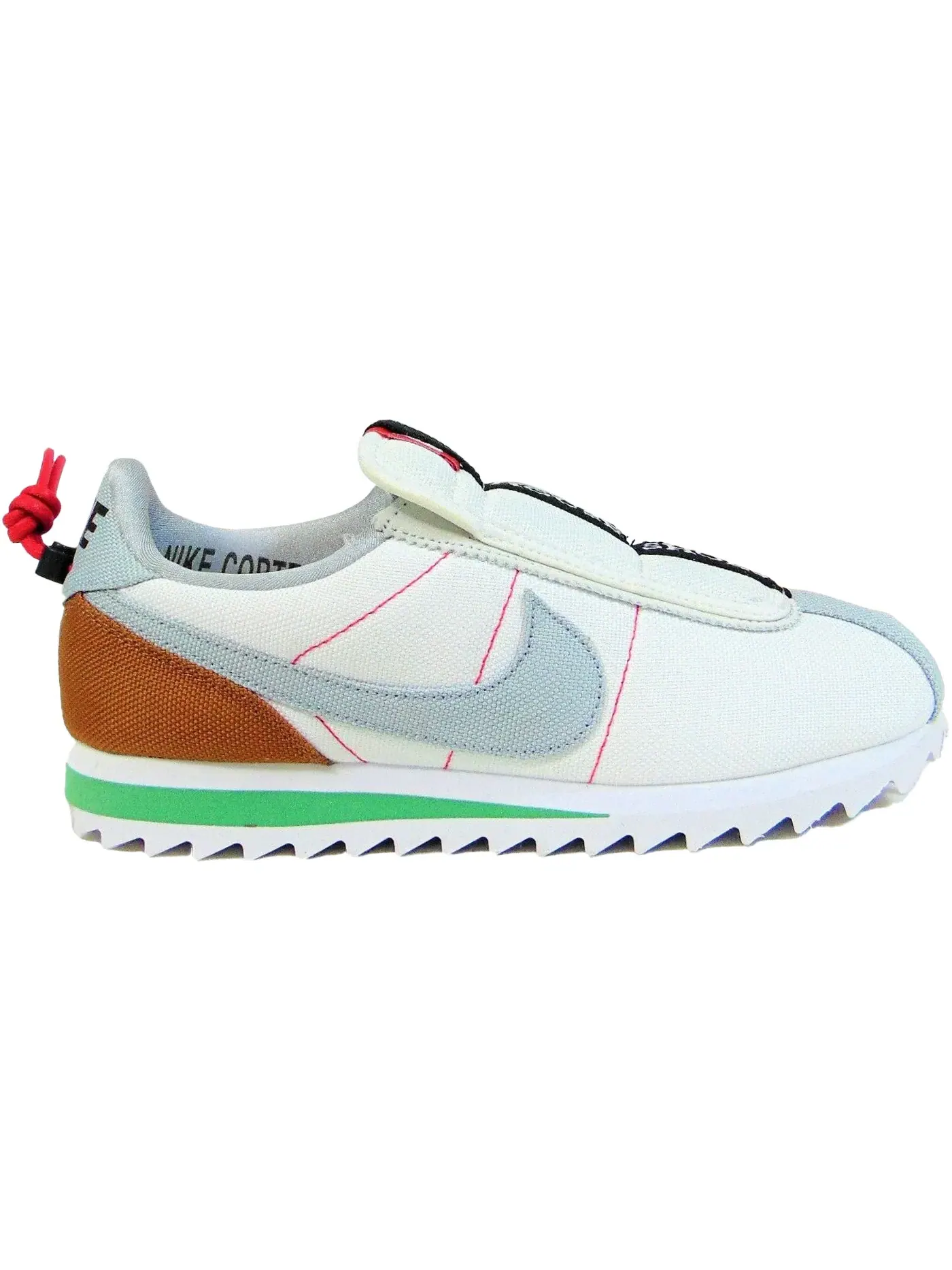 Мужские кроссовки Lifestyle Nike Cortez Nike — изображение 1 из 1, белый серый коричневый