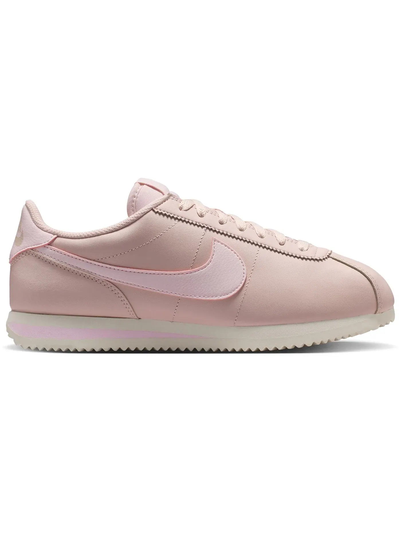 Женские кроссовки с замшевыми вставками Nike Cortez Leather Nike — изображение 1 из 1, красный//розовый