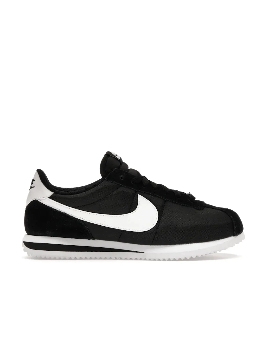 Женские кроссовки с нейлоновым верхом Nike Cortez — изображение 1 из 4, черный/белый