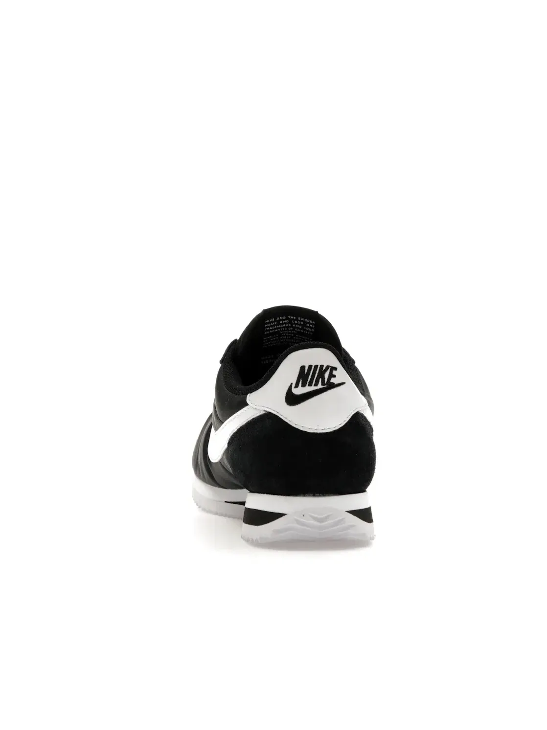 Женские кроссовки с нейлоновым верхом Nike Cortez — изображение 4 из 4, черный/белый