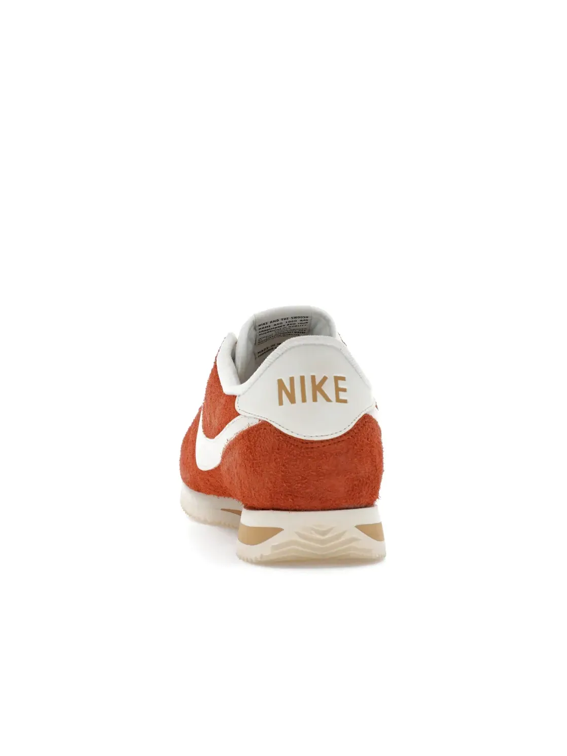 Мужские кроссовки повседневные Nike Cortez SE Suede Nike, Dark Russet/Flax/Muslin/Sail — изображение 4 из 4