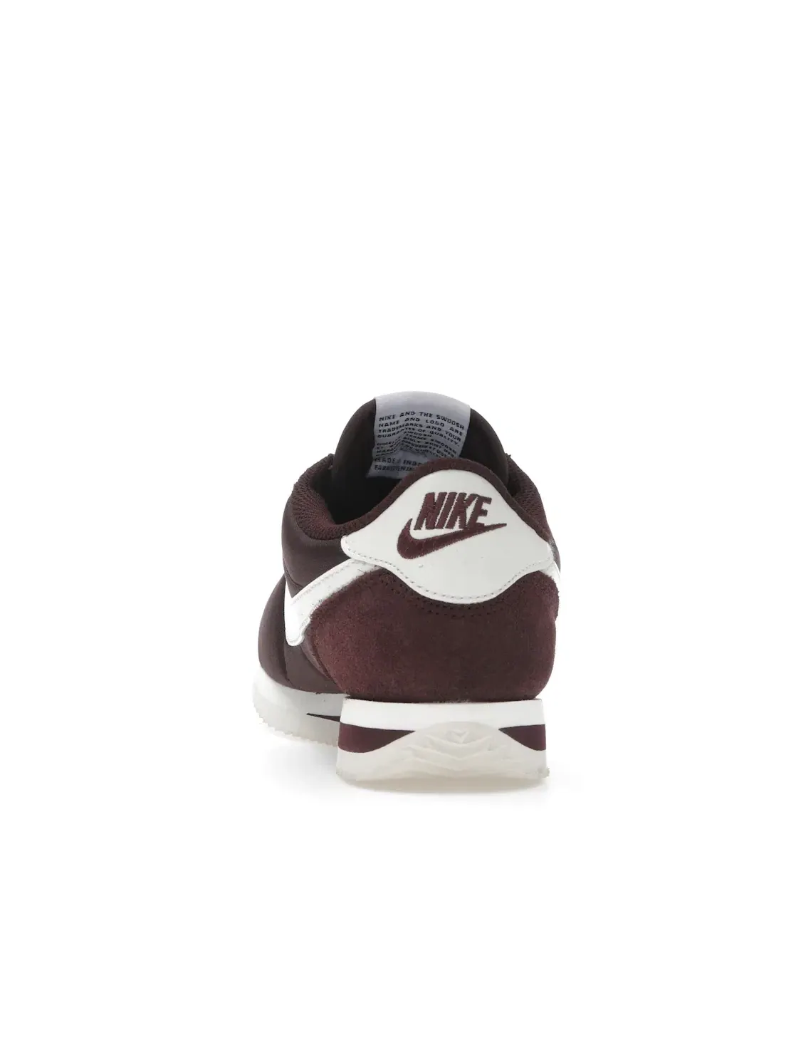Женские кроссовки Lifestyle Nike Cortez Textile — изображение 4 из 4, бордовый
