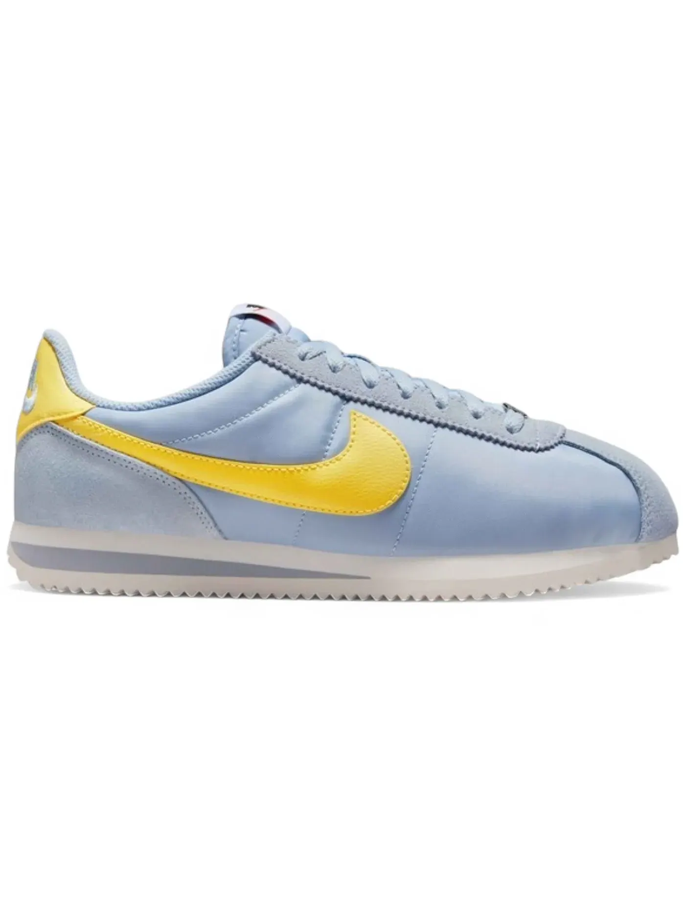 Женские кроссовки Lifestyle с текстильным верхом Nike Cortez Textile — изображение 1 из 1, светлый синий//оранжевый