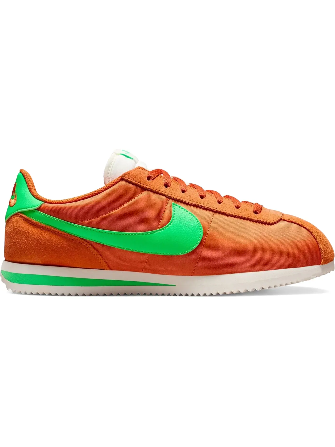 Мужские кроссовки Lifestyle Nike Cortez Textile — изображение 1 из 1, оранжевый/зеленый