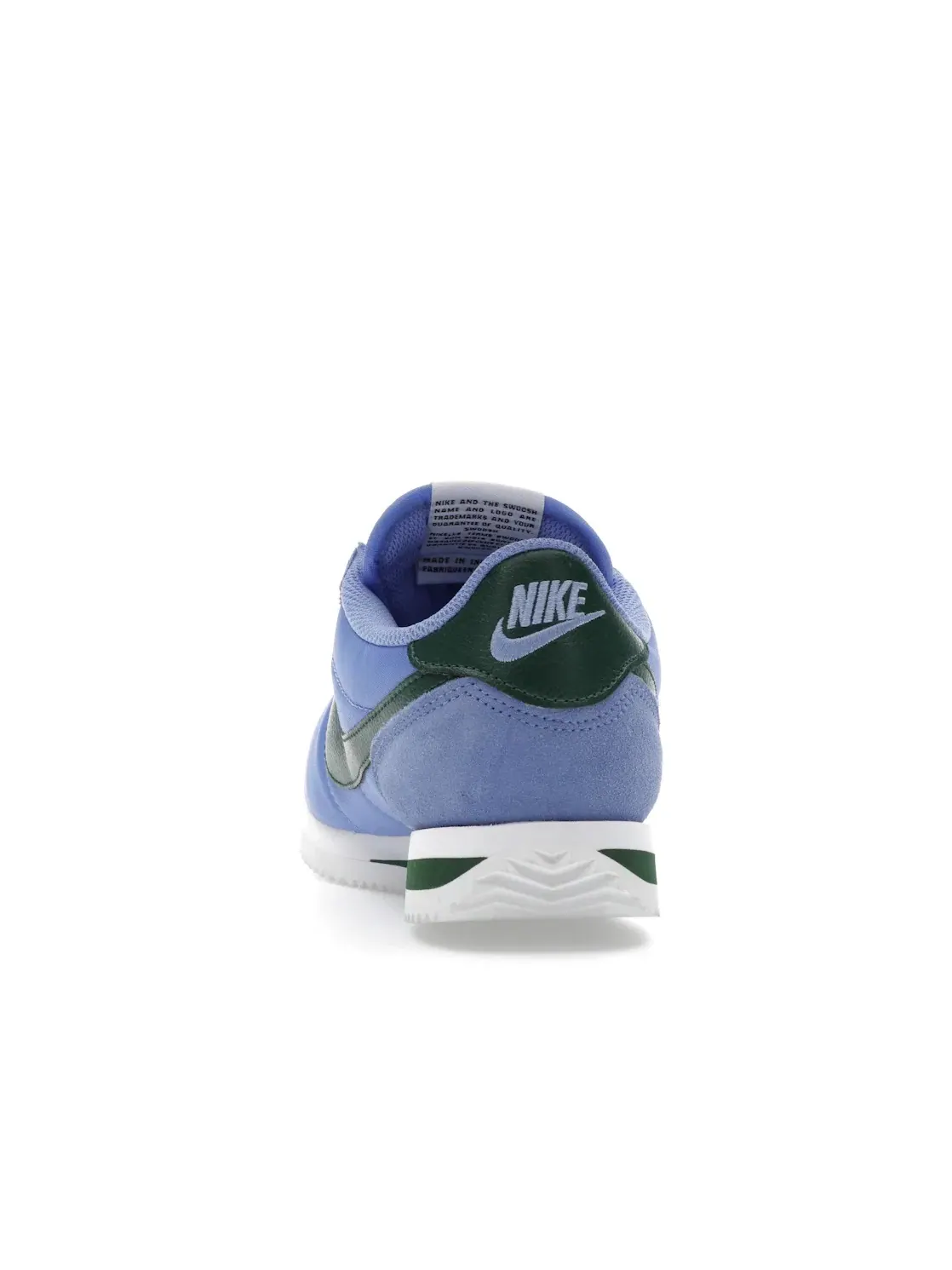 Женские кроссовки с текстильным верхом Nike Cortez Textile Nike — изображение 4 из 4, белый/черный