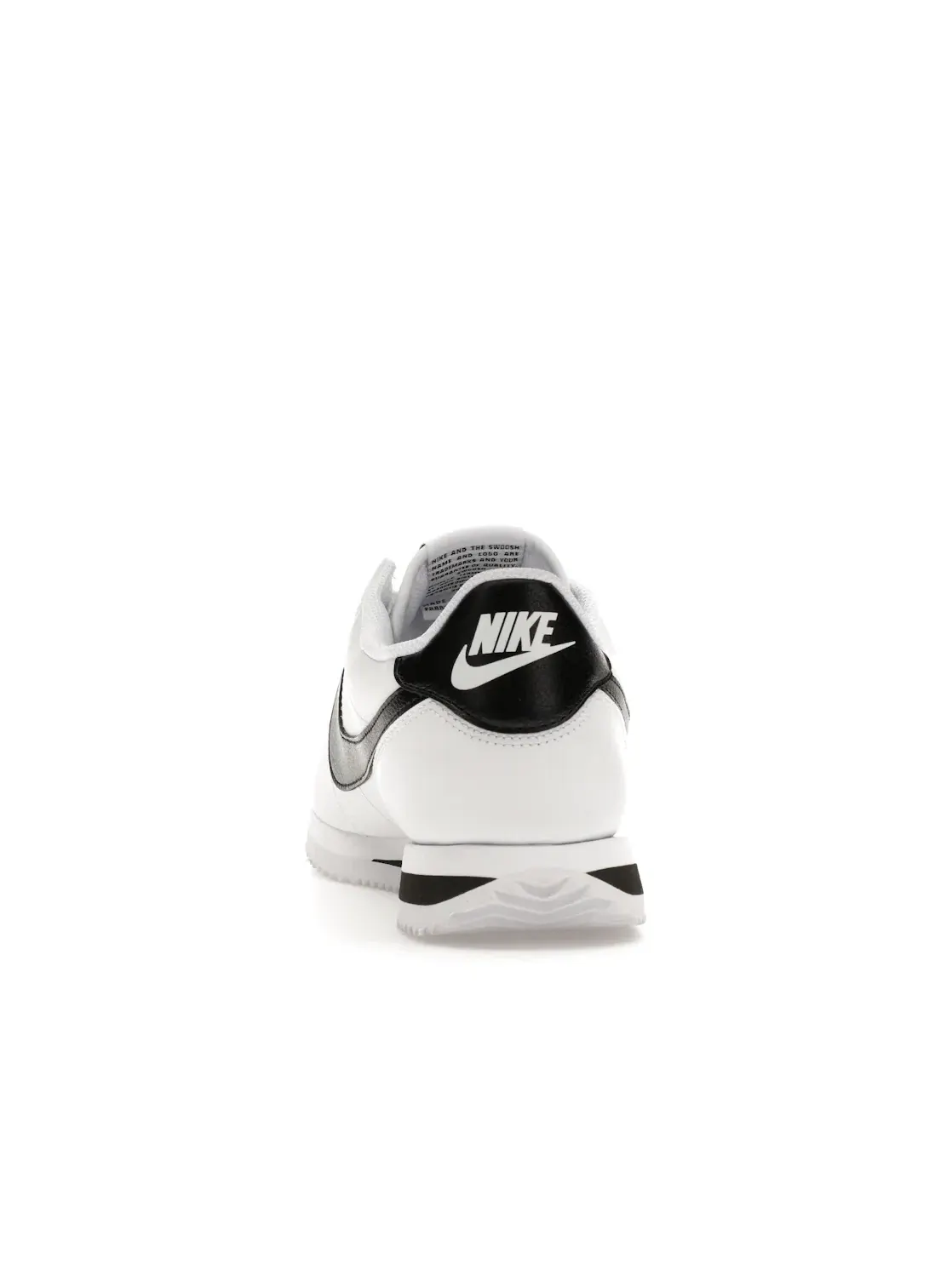 Мужские кроссовки кожаные Nike Cortez — изображение 4 из 4, белый/черный