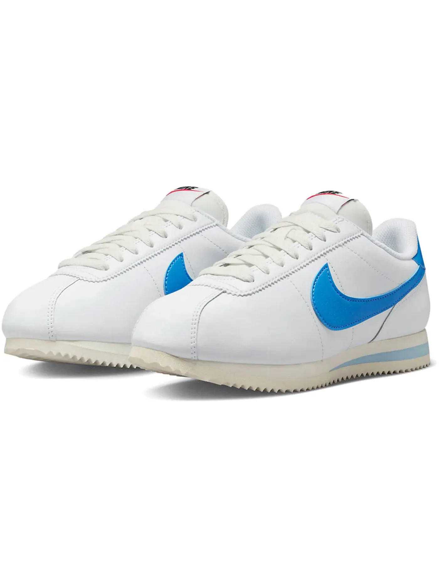 Женские кроссовки Lifestyle Nike Cortez Nike — изображение 2 из 4, белый/синий--оранжевый
