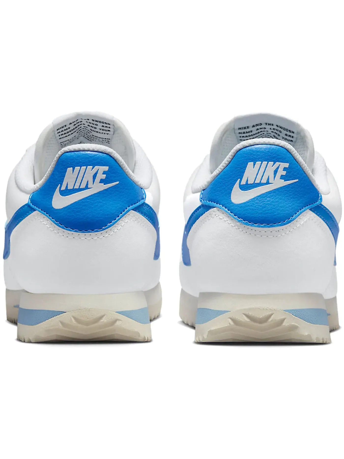 Женские кроссовки Lifestyle Nike Cortez Nike — изображение 4 из 4, белый/синий--оранжевый