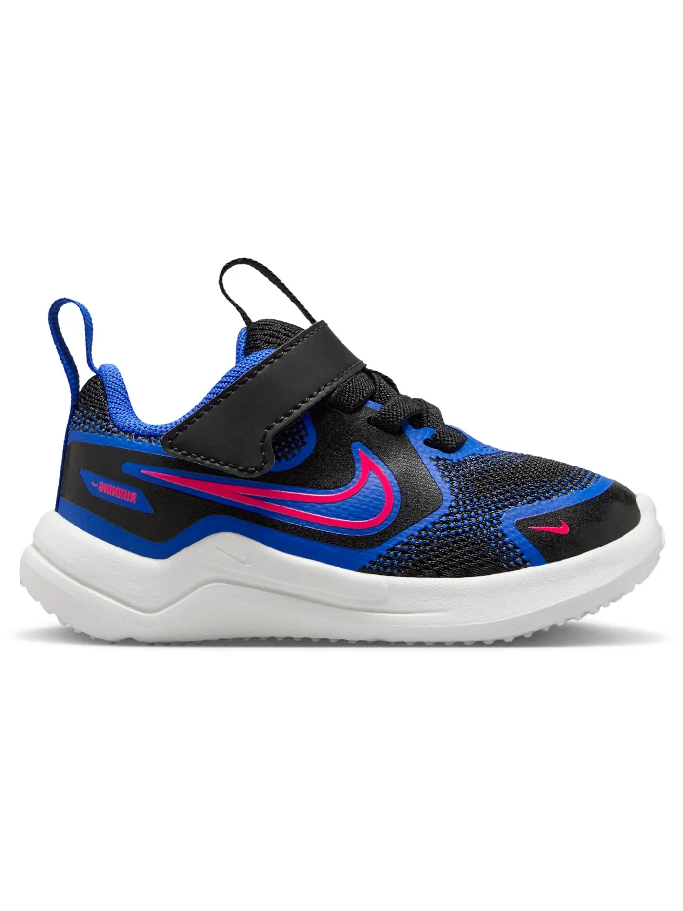Детские кроссовки для бега с длинным шнурком Nike Cosmic Runner Nike — изображение 1 из 1, черный//белый/яркий