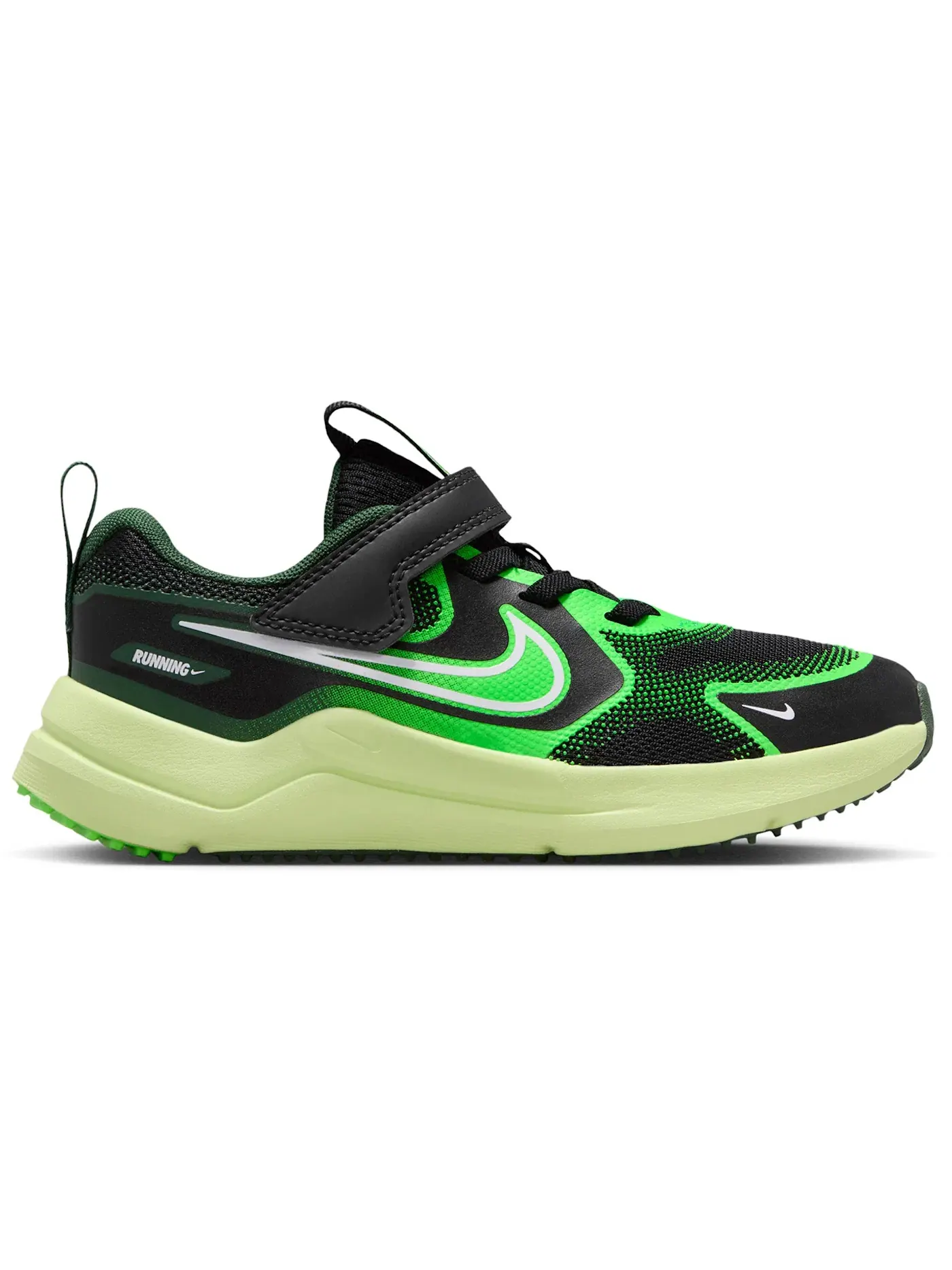 Детские кроссовки для бега с шнуровкой Nike Cosmic Runner Nike — изображение 1 из 1, черный/светлый//белый