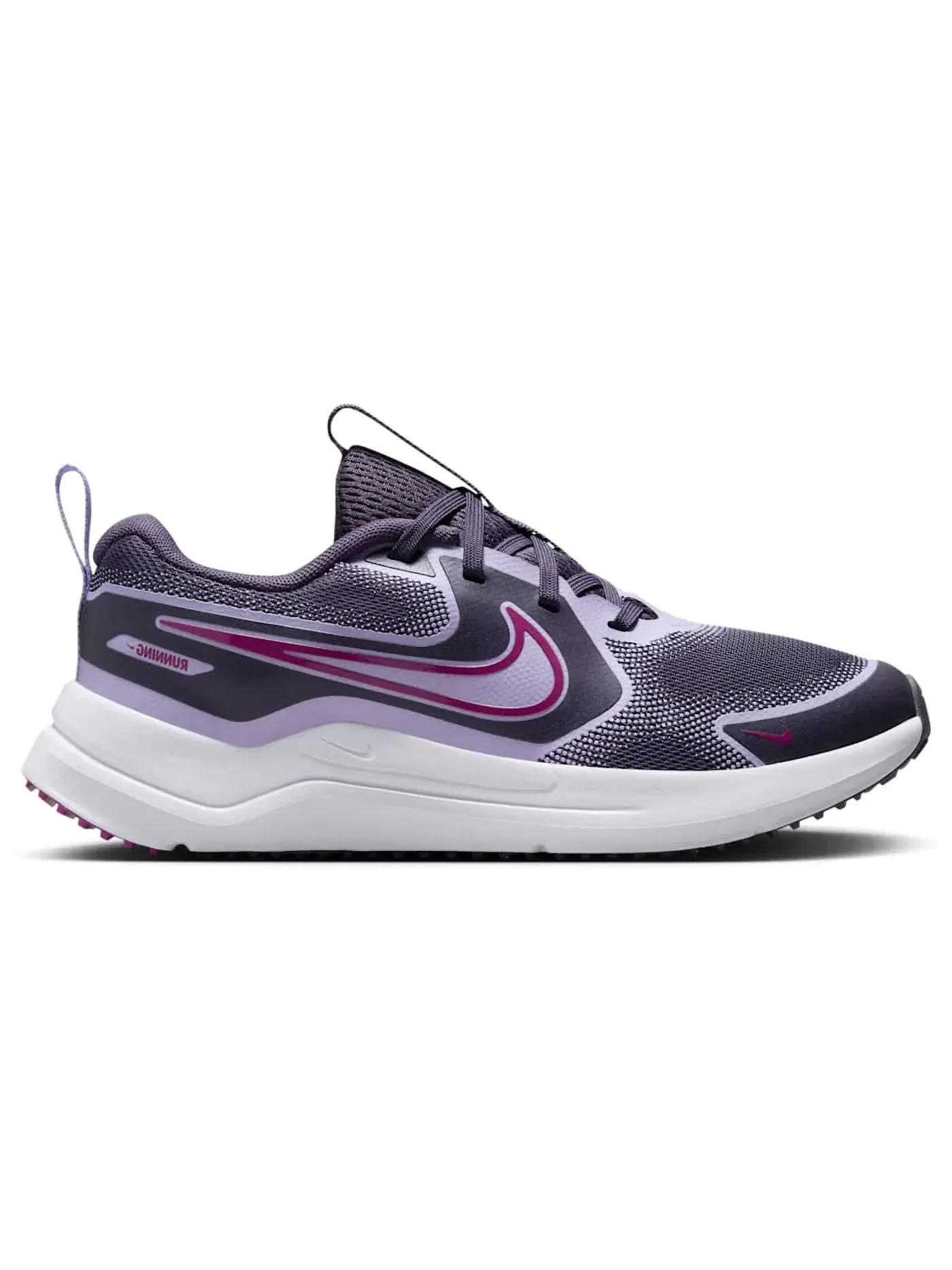 Детские кроссовки для бега с длинным шнурком Nike Cosmic Runner — изображение 1 из 1, темный белый