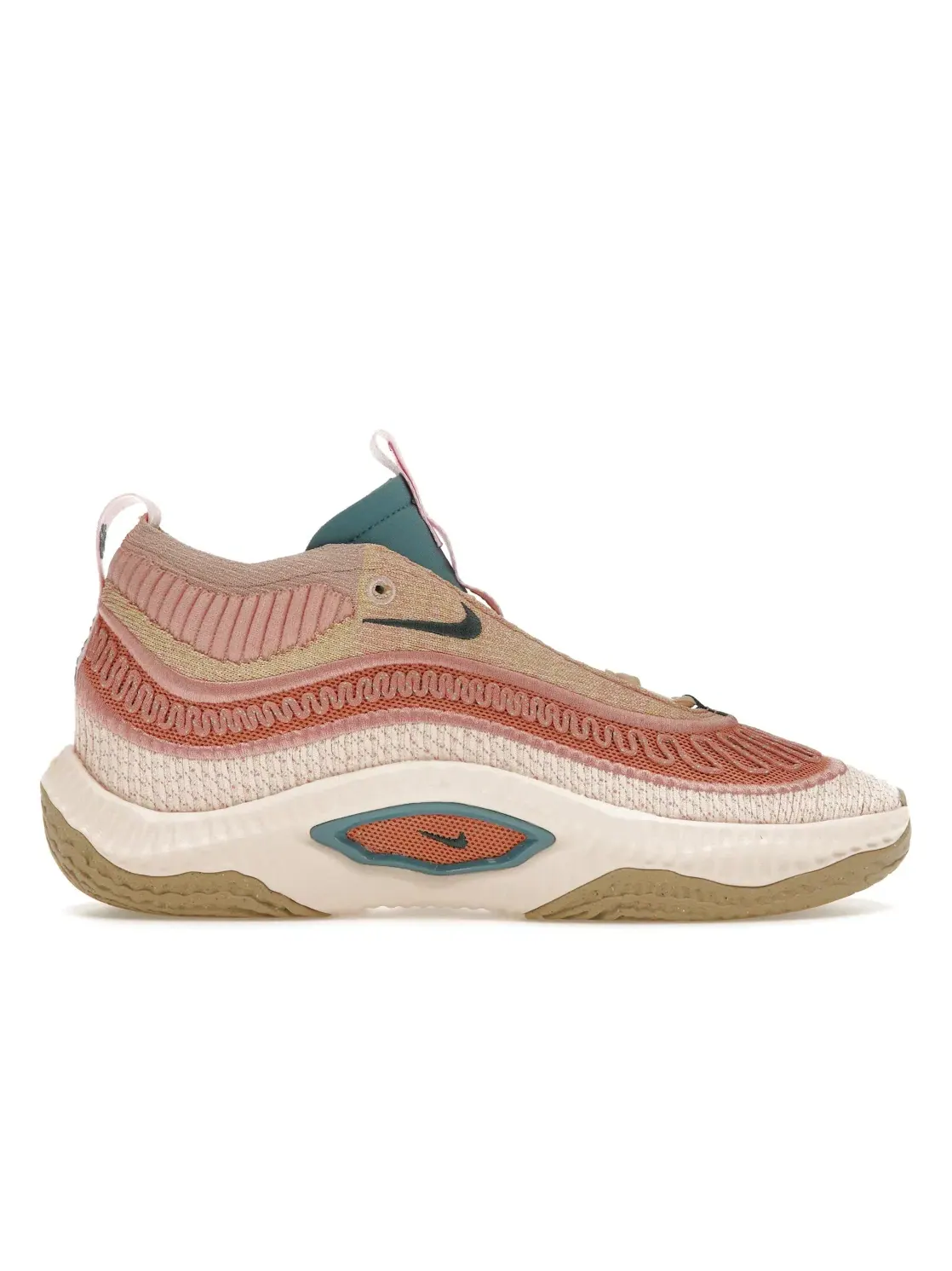 Мужские кроссовки для бега с амортизацией Nike Cosmic Unity 3 Nike, Sesame Deep Jungle Guava Ice — изображение 1 из 4