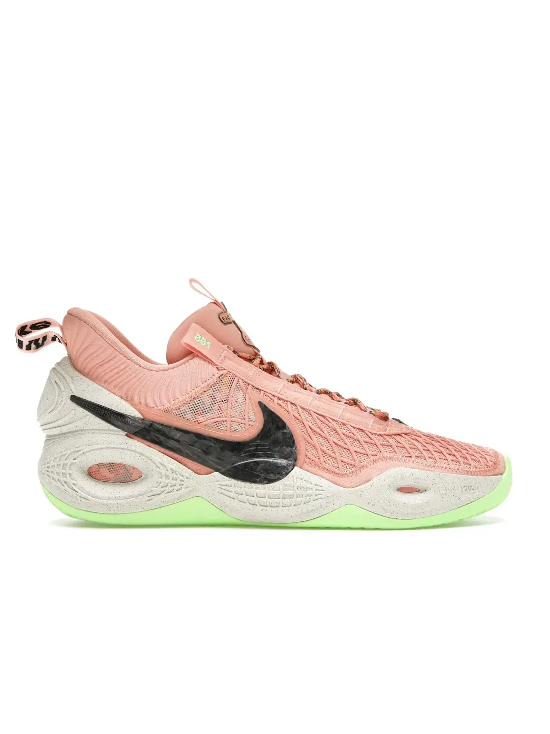 Мужские кроссовки для баскетбола с технологией Flyknit Nike Cosmic Unity — изображение 1 из 4, черный
