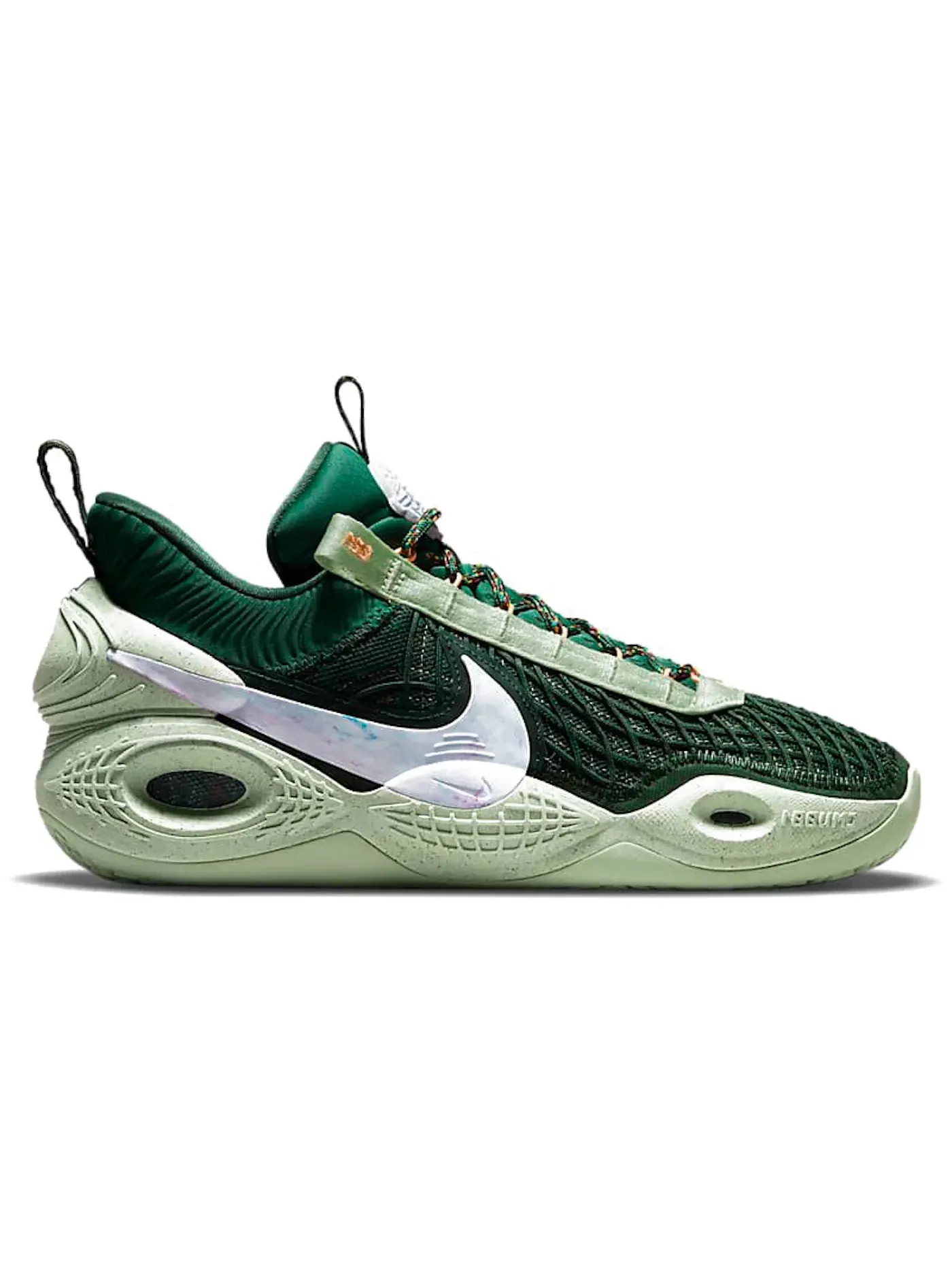 Мужские кроссовки для баскетбола Nike Cosmic Unity — изображение 1 из 1, зеленый///белый