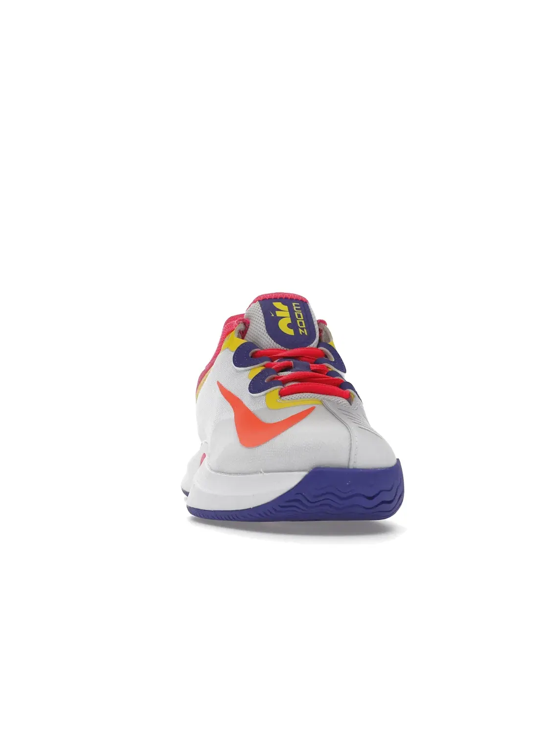 Женские кроссовки для тенниса Nike Court Air Zoom GP Turbo — изображение 2 из 4, белый/розовый/желтый