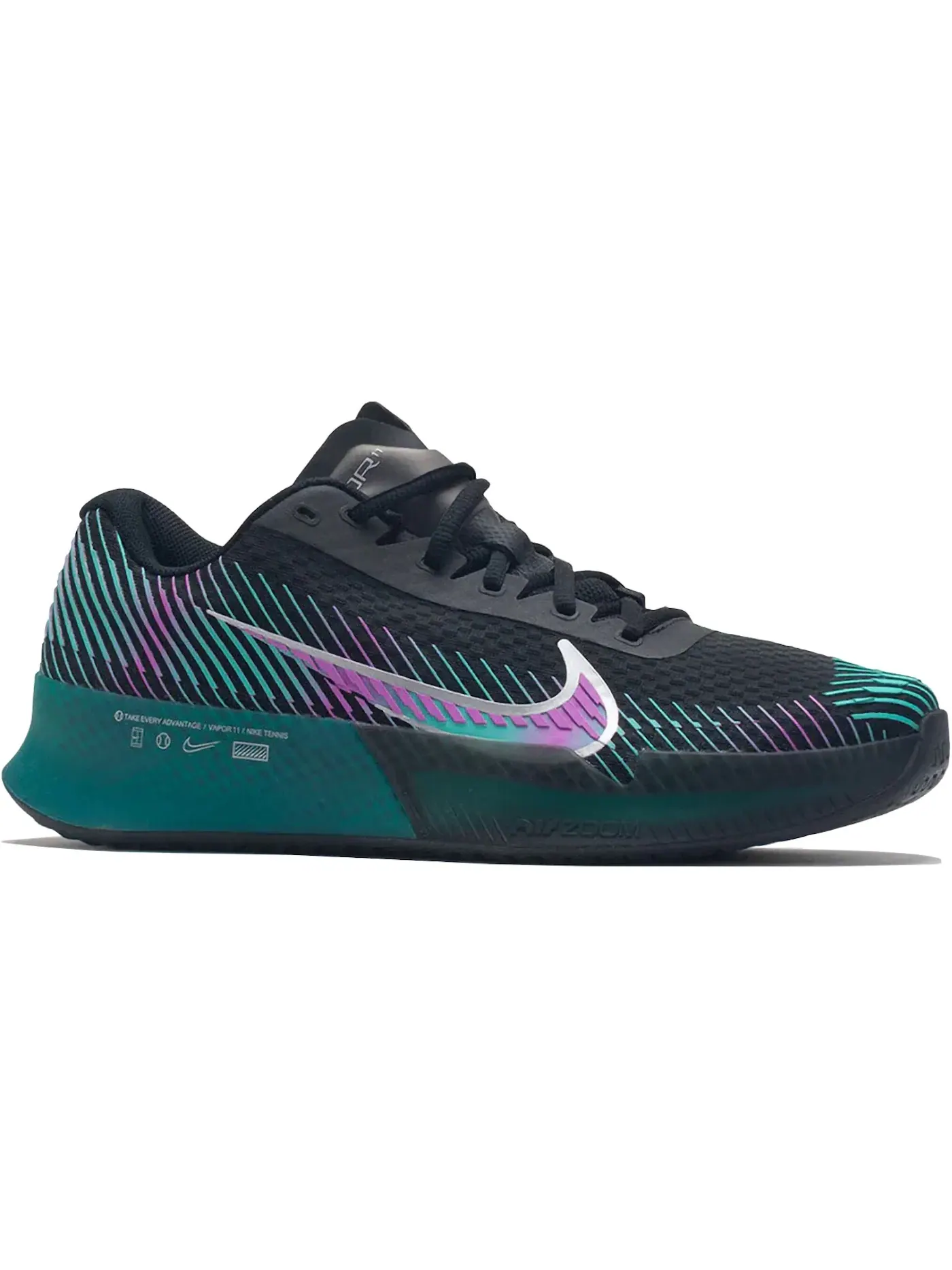 Мужские кроссовки для тенниса Nike Court Air Zoom Vapor 11 Attack Premier — изображение 1 из 1, черный/мульти-/глубокий