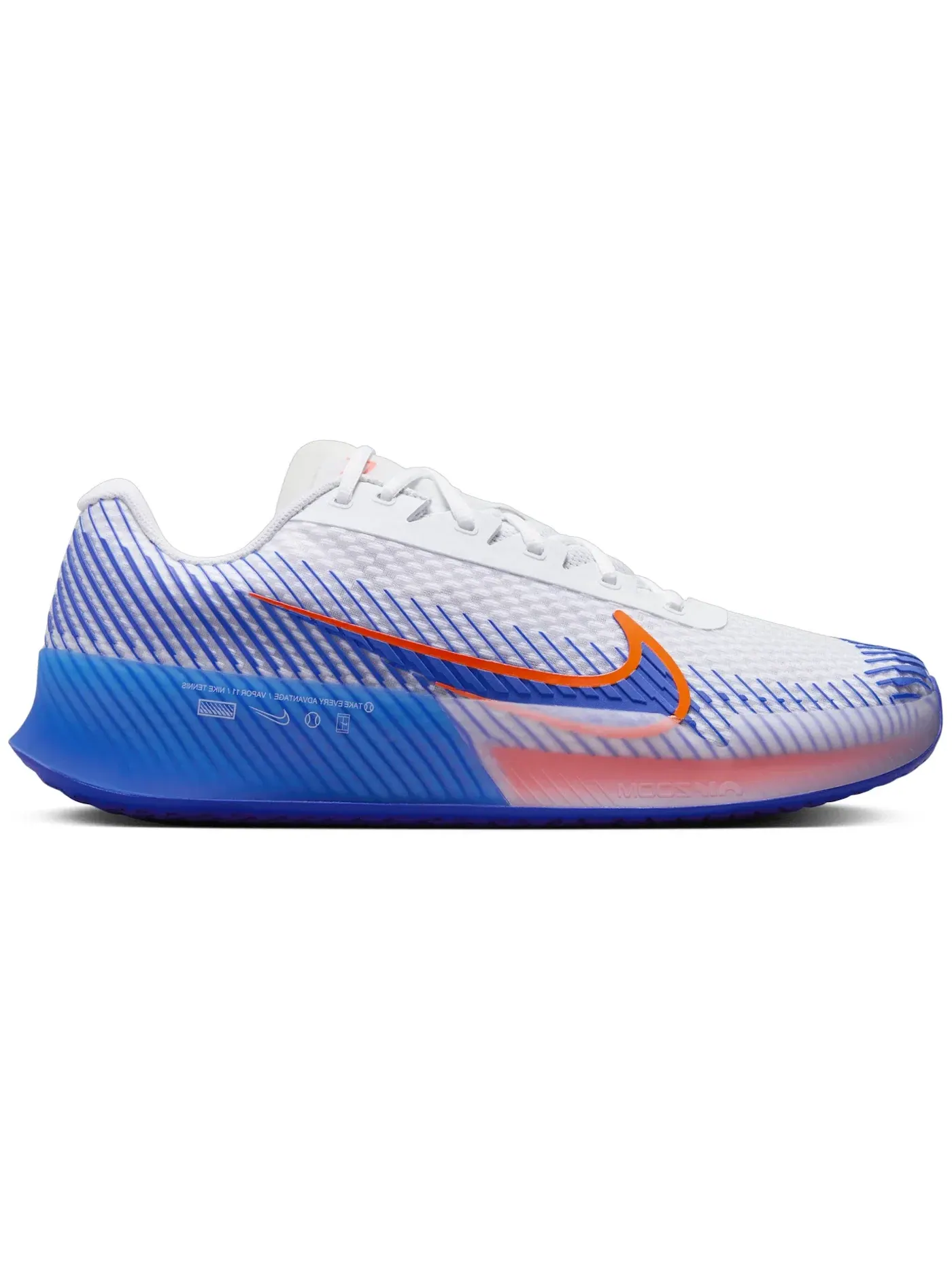 Мужские кроссовки для тенниса Nike Court Air Zoom Vapor 11 HC — изображение 1 из 1, белый