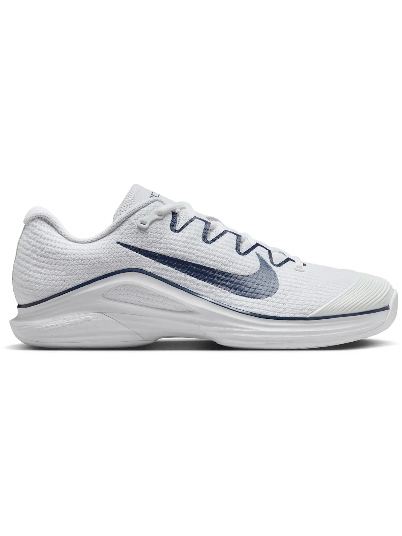 Мужские кроссовки для тенниса Nike Court Air Zoom Vapor 12 HC — изображение 1 из 1, белый/темно-синий/белый