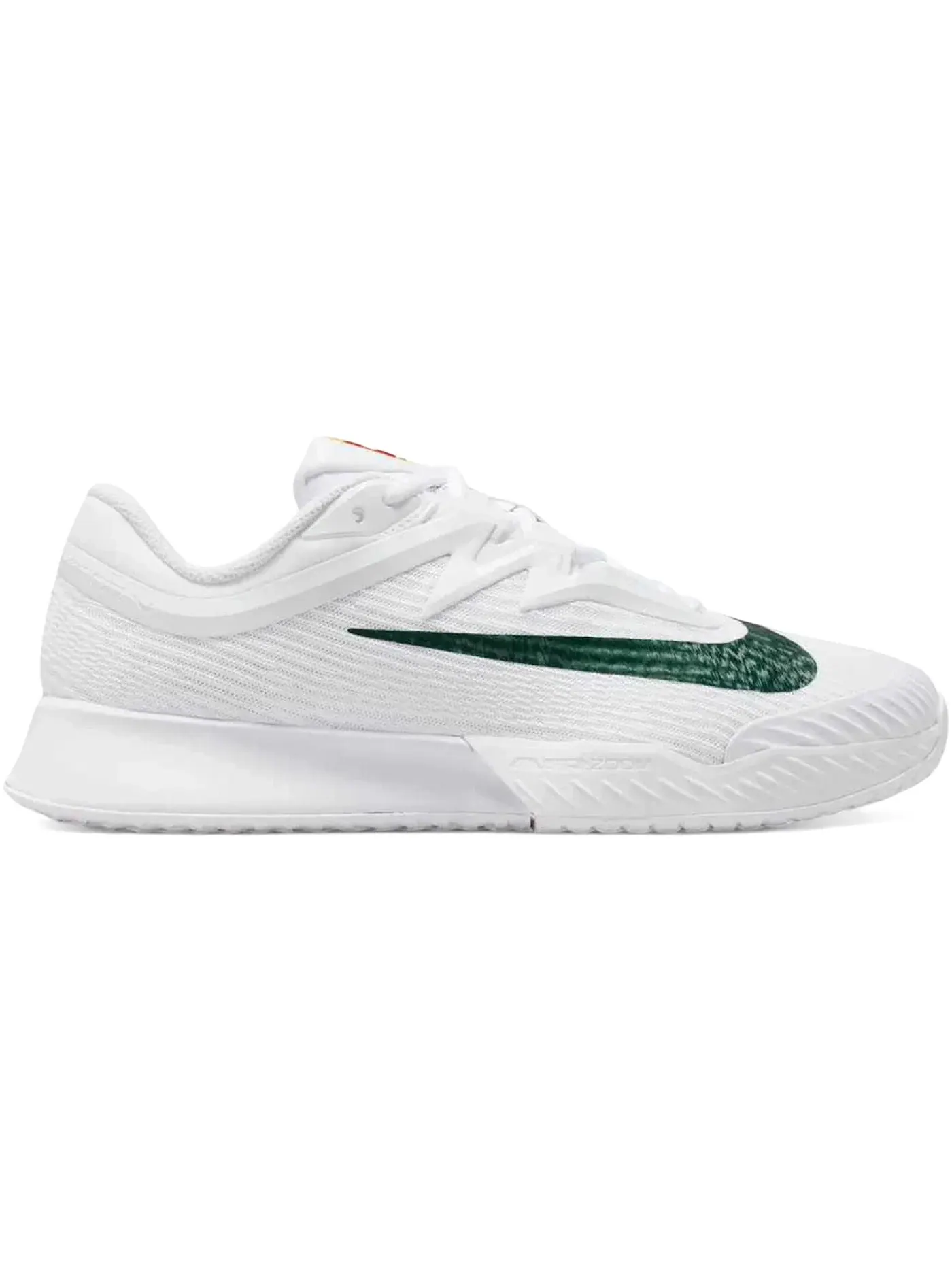 Мужские кроссовки для игры с покрытием Nike Court Air Zoom Vapor Pro 3 HC Nike — изображение 1 из 1, белый/зеленый