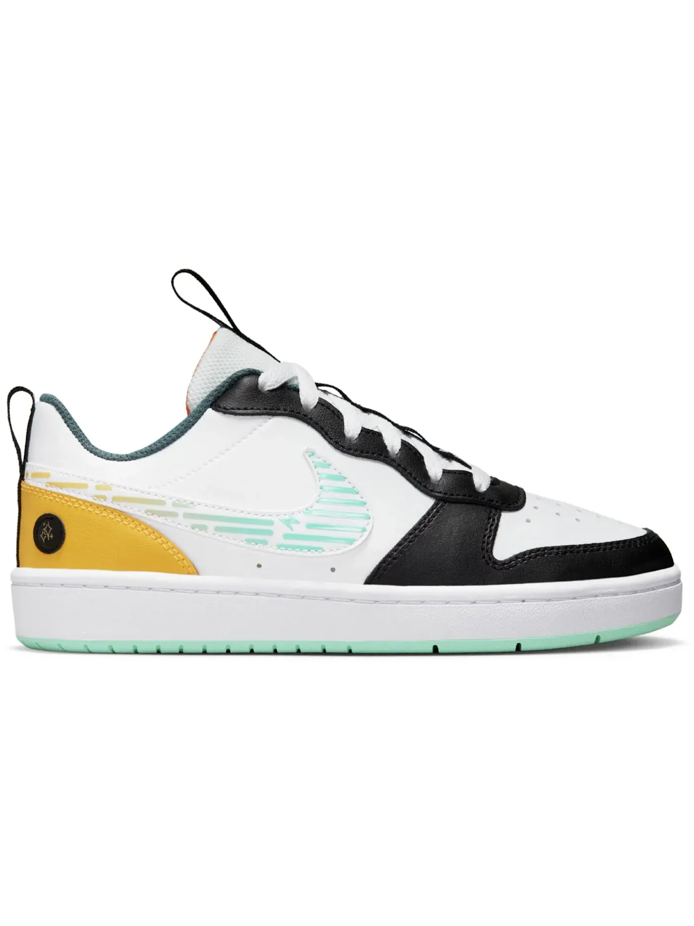 Детские кроссовки с контрастными вставками Nike Court Borough Low 2 SE — изображение 1 из 1