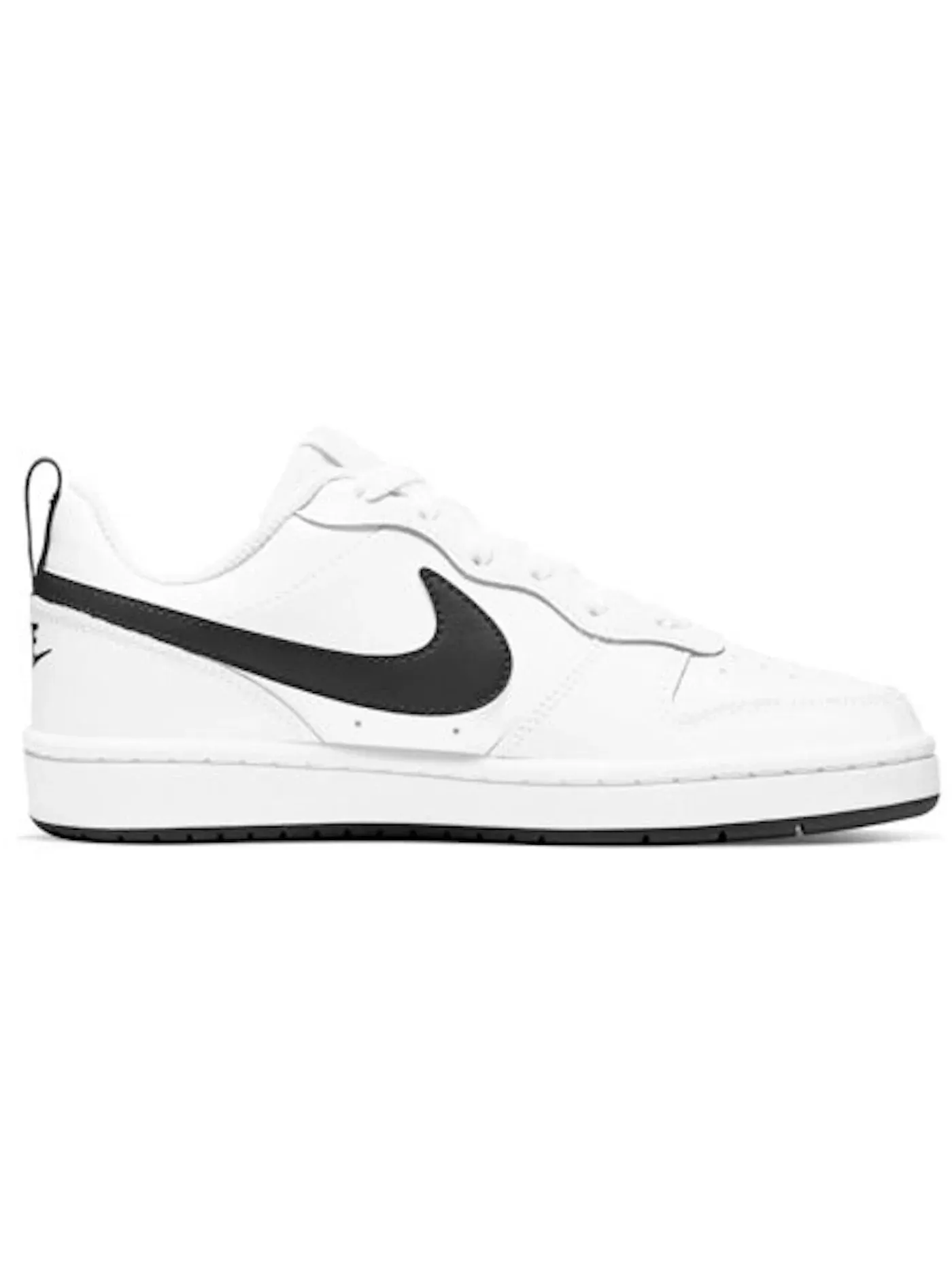 Детские кроссовки с низким верхом Nike Court Borough Low 2 Nike — изображение 1 из 1, белый/черный/черный