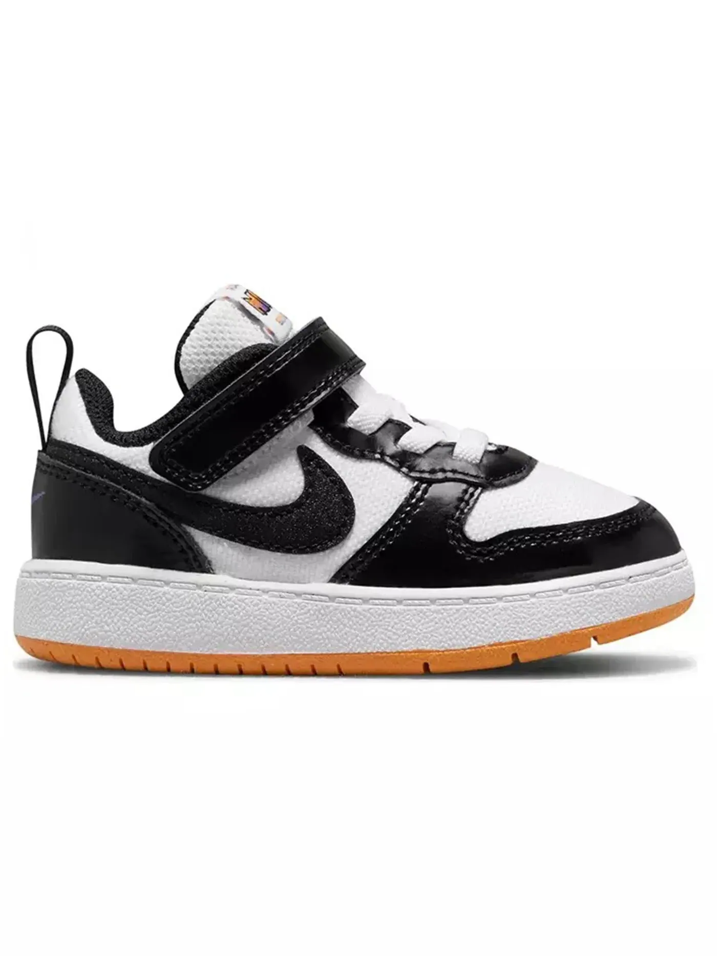 Детские кроссовки Lifestyle Nike Court Borough Low 2 — изображение 1 из 1, белый//фиолетовый/черный