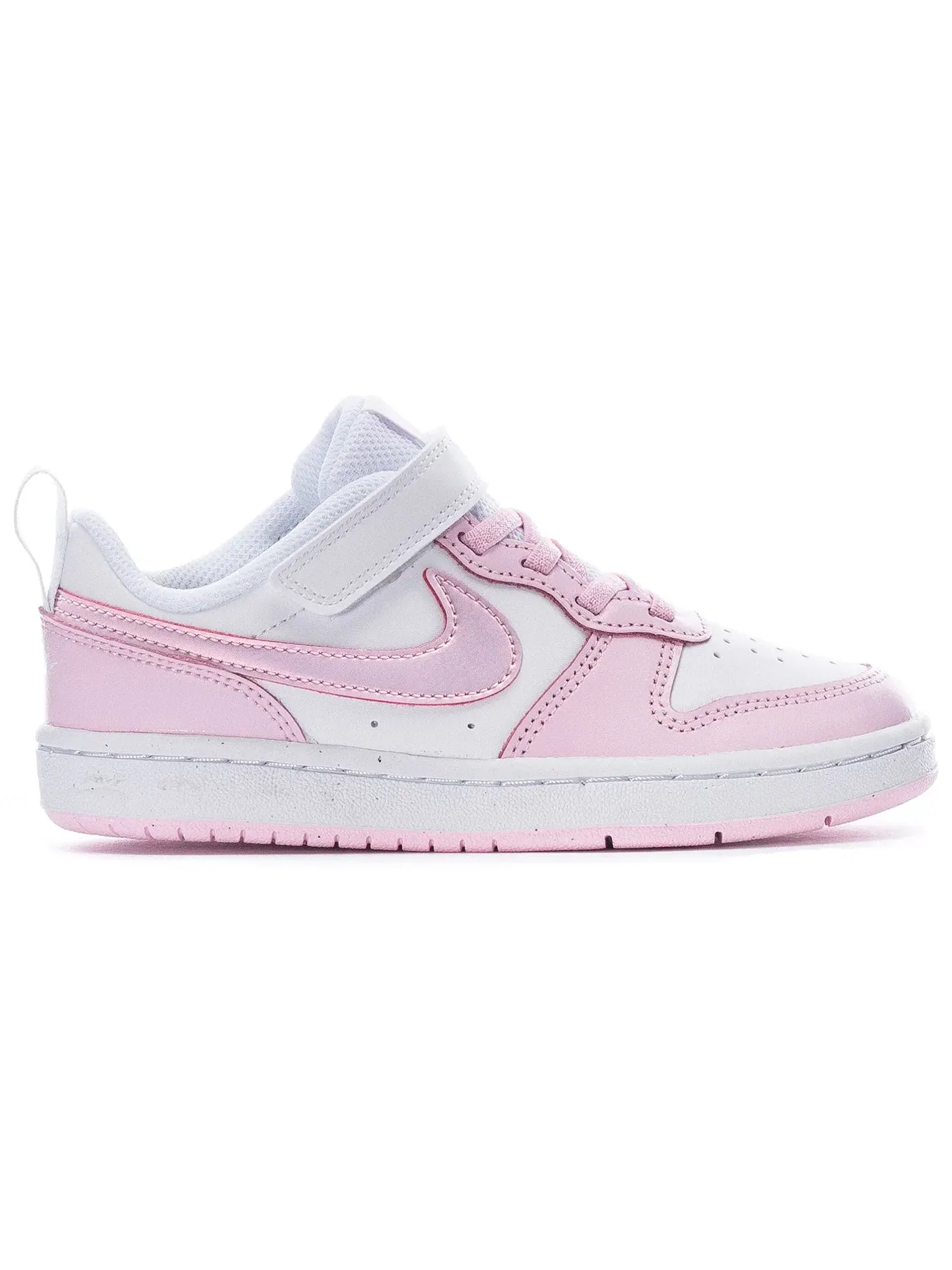 Детские кроссовки для активного отдыха Nike Court Borough Low 2 — изображение 1 из 1, белый/розовый