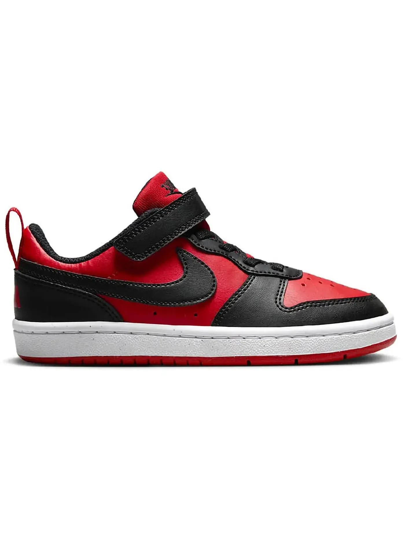 Детские кроссовки Lifestyle Nike Court Borough Low Recraft — изображение 1 из 1, красный/белый/черный