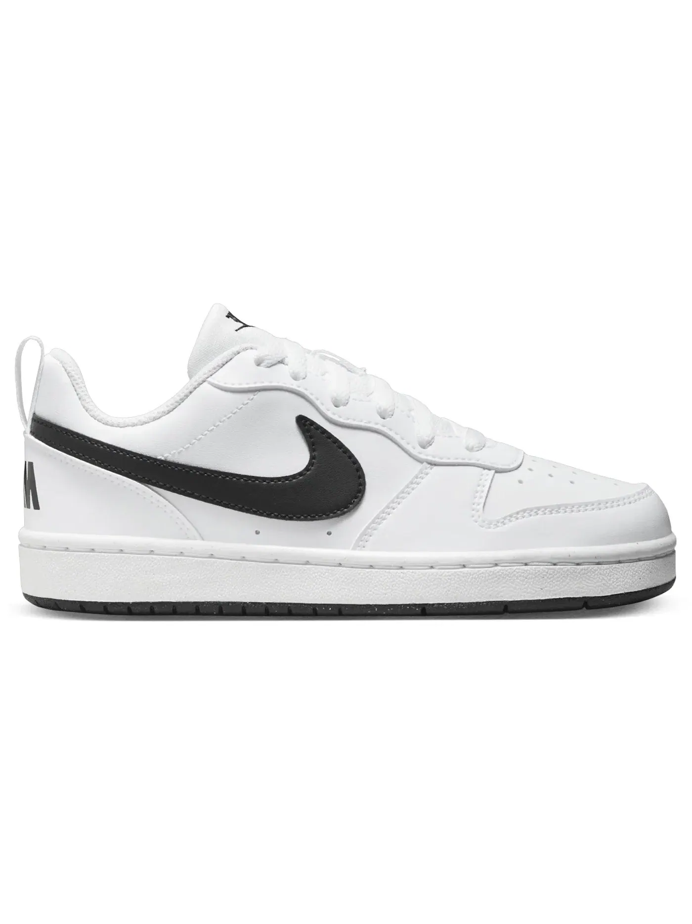 Детские кроссовки с низким профилем Nike Court Borough Low Recraft — изображение 1 из 1, белый черный