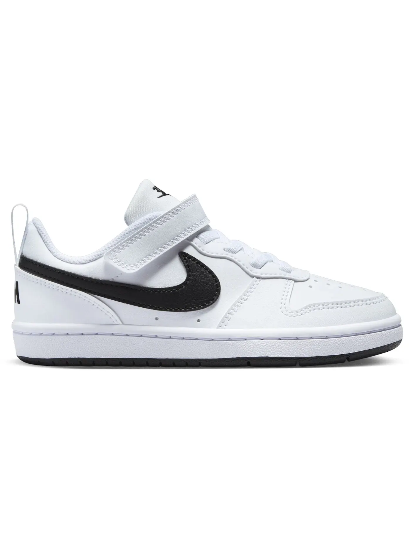 Детские кроссовки с низким профилем Nike Court Borough Low Recraft Nike — изображение 1 из 1, белый/черный