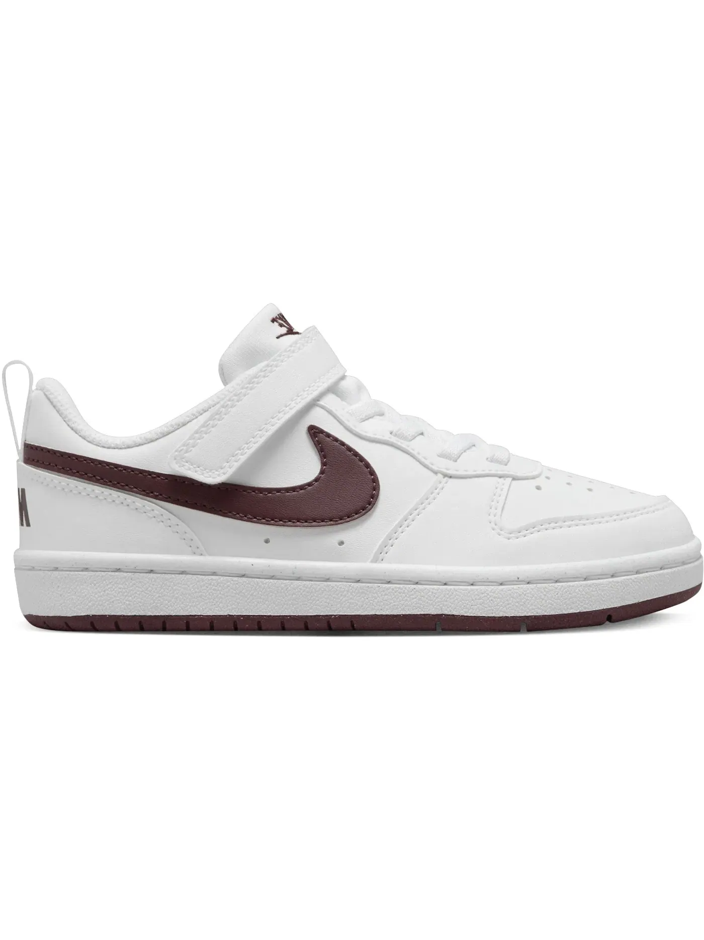 Детские кроссовки Lifestyle Nike Court Borough Low Recraft — изображение 1 из 1, белый/бордовый